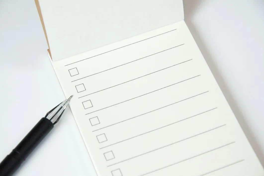 New Starter Checklist